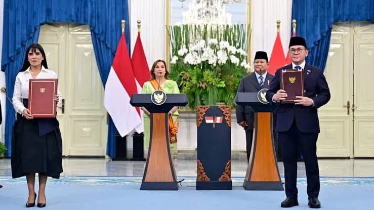 Indonesia dan Peru Teken Perjanjian CEPA, Ekspor CPO ke Amerika Latin Kian Terbuka